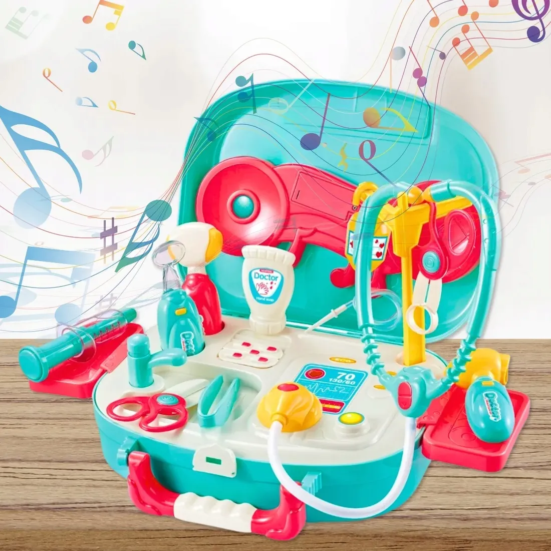 duzy-zestaw-lekarski-maly-doktor-lekarz-swiatlo-dzwiek-dla-dzieci-w-walizce-stan-nowy