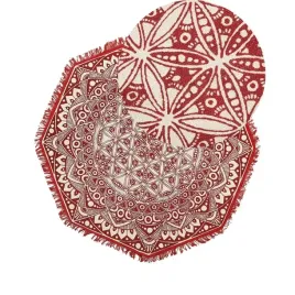 dywan-okragly-bawelniany-orientalny-nadruk-o-120-cm-czerwono-kremowy-meziti