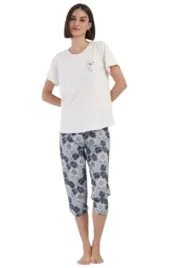 pizama-damska-bawelniana-krotki-rekaw-3-4-spodnie-vienetta-plus-size-r-3xl