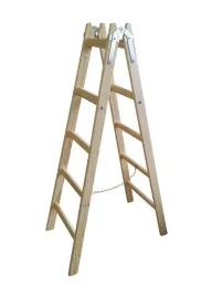 drewniana-drabina-rozstawna-2x5-szczebli-producent