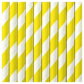 slomki-papierowe-do-picia-rurki-w-paski-zolte-urodzinowe-10szt