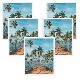 5x-rama-40x50-cm-bialy-lakier-tloczenie-plexi