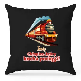 poduszka-czarna-wyprawka-jasiek-do-przedszkola-pociagi-imie-prezent