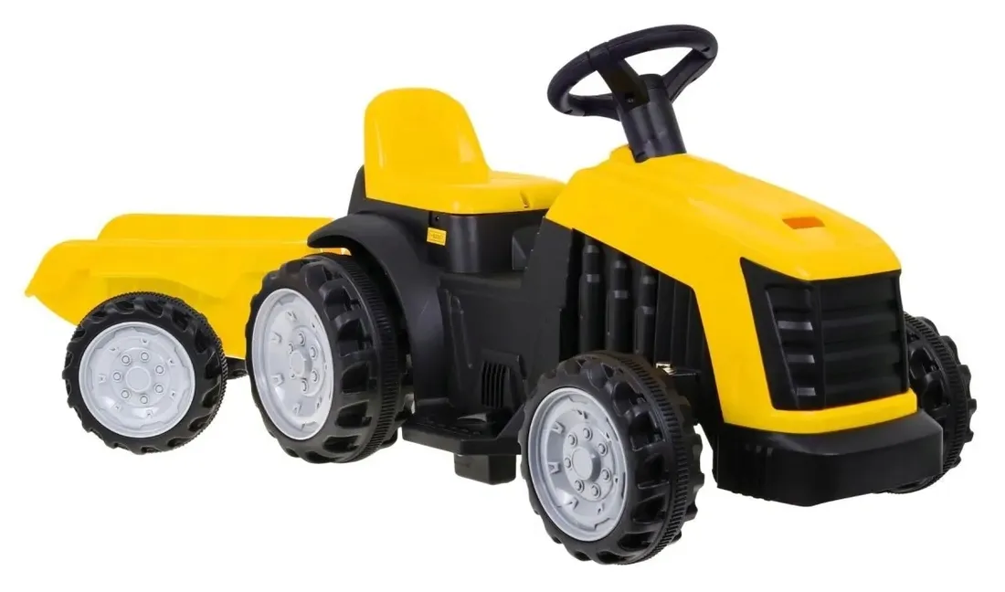 traktor-z-przyczepa-zolty-stan-nowy