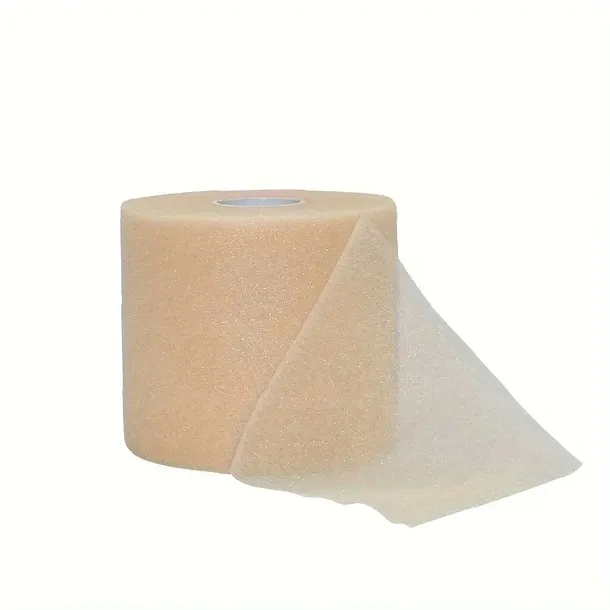 GĄBKA POD TEJPY PODKŁAD BANDAŻ PIANKOWY POD PLASTRY SPORT 7cm x 27m beżowa