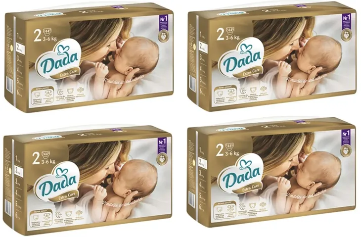 PIELUSZKI DADA 2 EXTRA CARE 3-6 kg 176 szt. ZAPAS