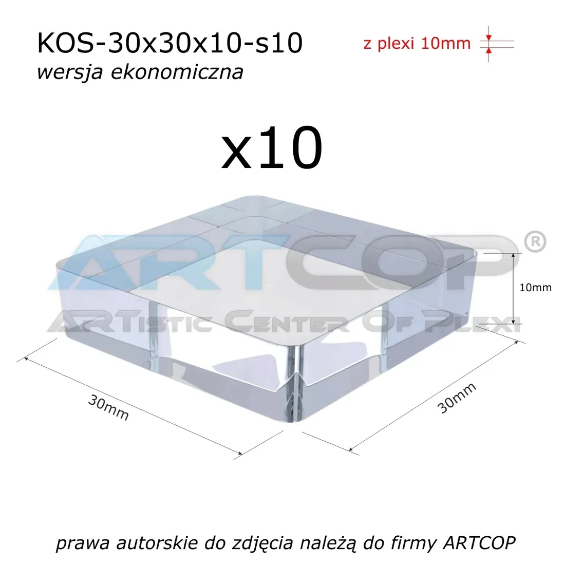 stojak-ekspozytor-kostka-z-plexi-30x30x10-10-szt-stan-nowy