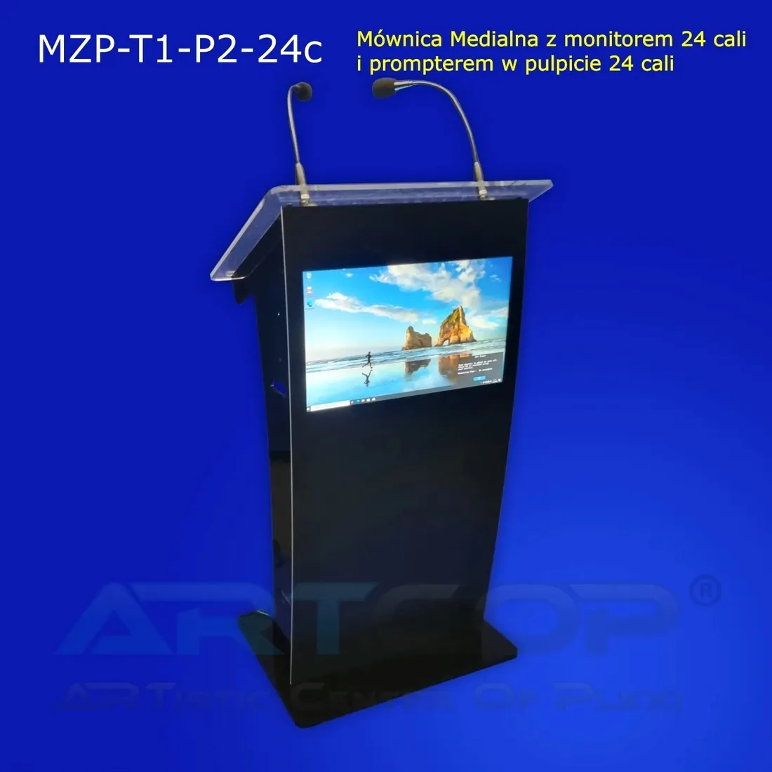 mownica-medialna-z-czarnej-plexi-monitor-czolowy-i-prompter-24-mikrofony