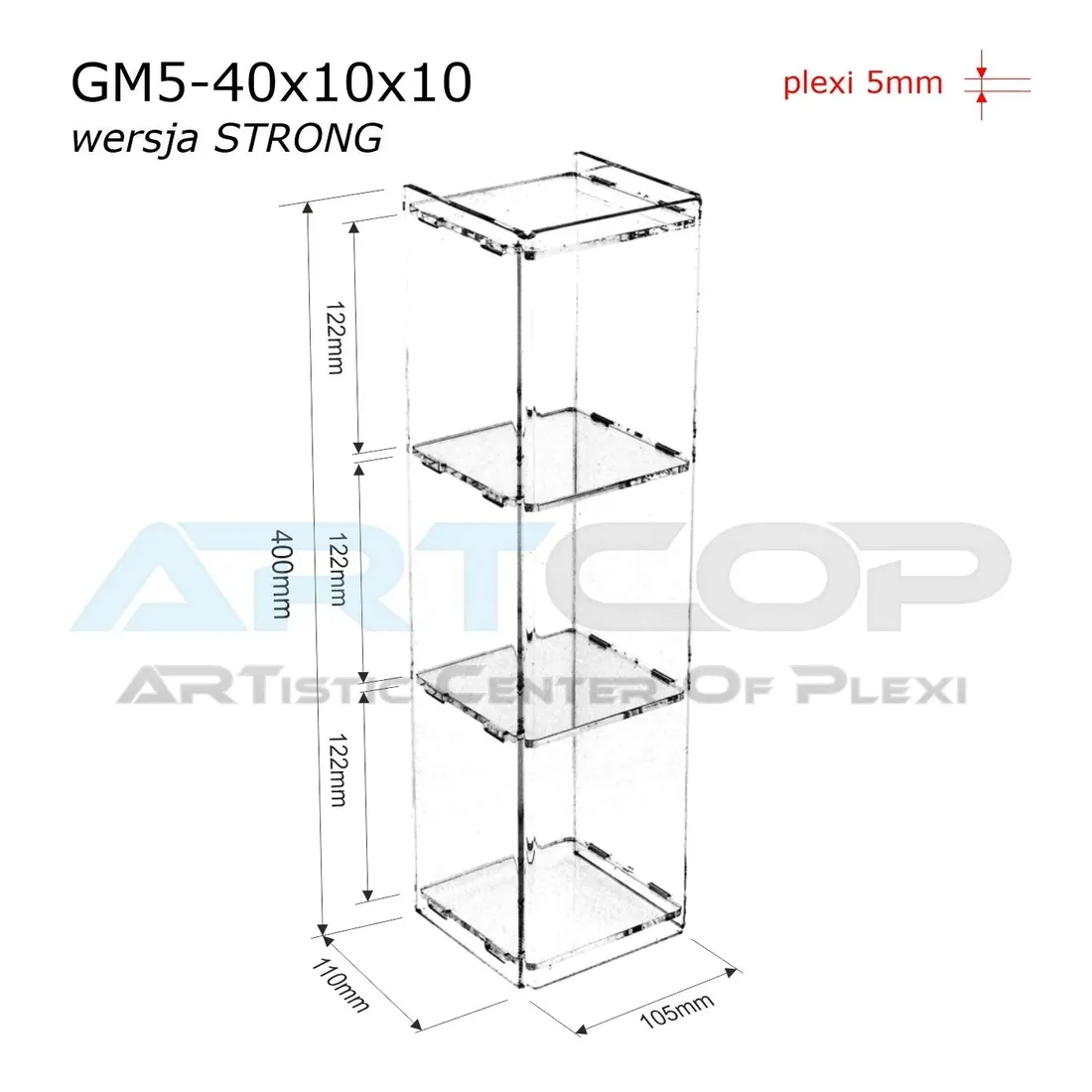 mini-gablotka-40x10x10cm-z-plexi-5mm-na-lade-regal