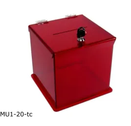 skarbonka-skrzynka-urna-czerwona-z-plexi-20x20x20