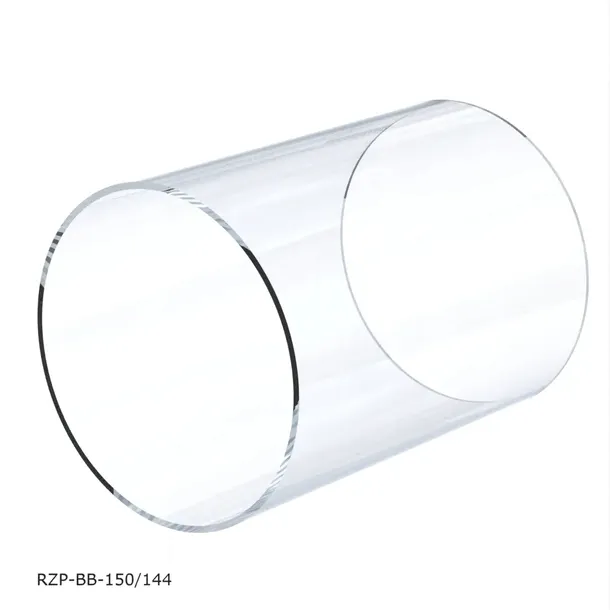 Rura z PLEXI, PLEKSI - 150mm / 3mm na wymiar, bezbarwna, transparent, Rury