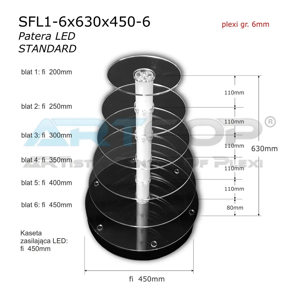patera-podswietlana-led-rgb-6-poziomowa-o-wys-63cm-z-plexi-6mm-standard-stan-nowy