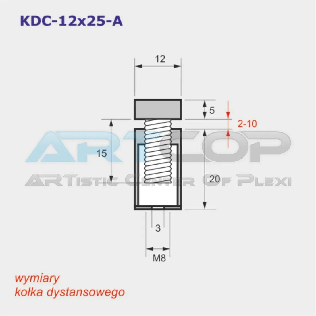 kolek-dystansowy-12x25mm-dystans-czarny-mocowanie-lustra-lub-szyby-sruba