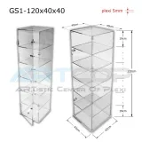 gablota-wolnostojaca-120x40x40cm-witryna-z-plexi-szafka-do-sklepu-apteki-stan-nowy