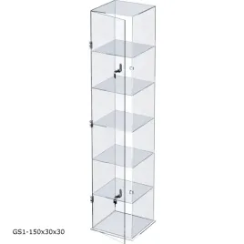 gablota-stojaca-regal-150x30x30cm-witryna-z-plexi-szafka-do-sklepu-apteki