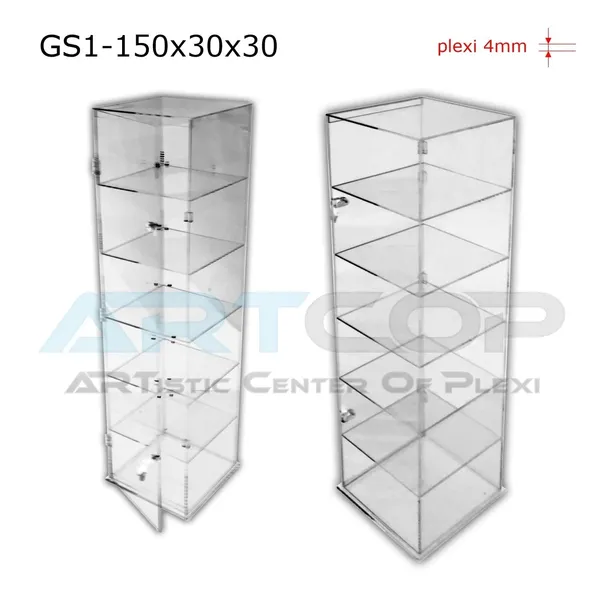 gablota-stojaca-regal-150x30x30cm-witryna-z-plexi-szafka-do-sklepu-apteki-glebokosc-mebla-30-cm