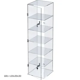 gablota-stojaca-regal-120x30x30cm-witryna-z-plexi-szafka-do-sklepu-apteki