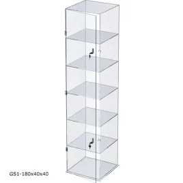 gablota-stojaca-regal-180x40x40cm-witryna-z-plexi-szafka-do-sklepu-apteki