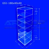 gablota-stojaca-regal-180x40x40cm-witryna-z-plexi-szafka-do-sklepu-apteki-stan-nowy