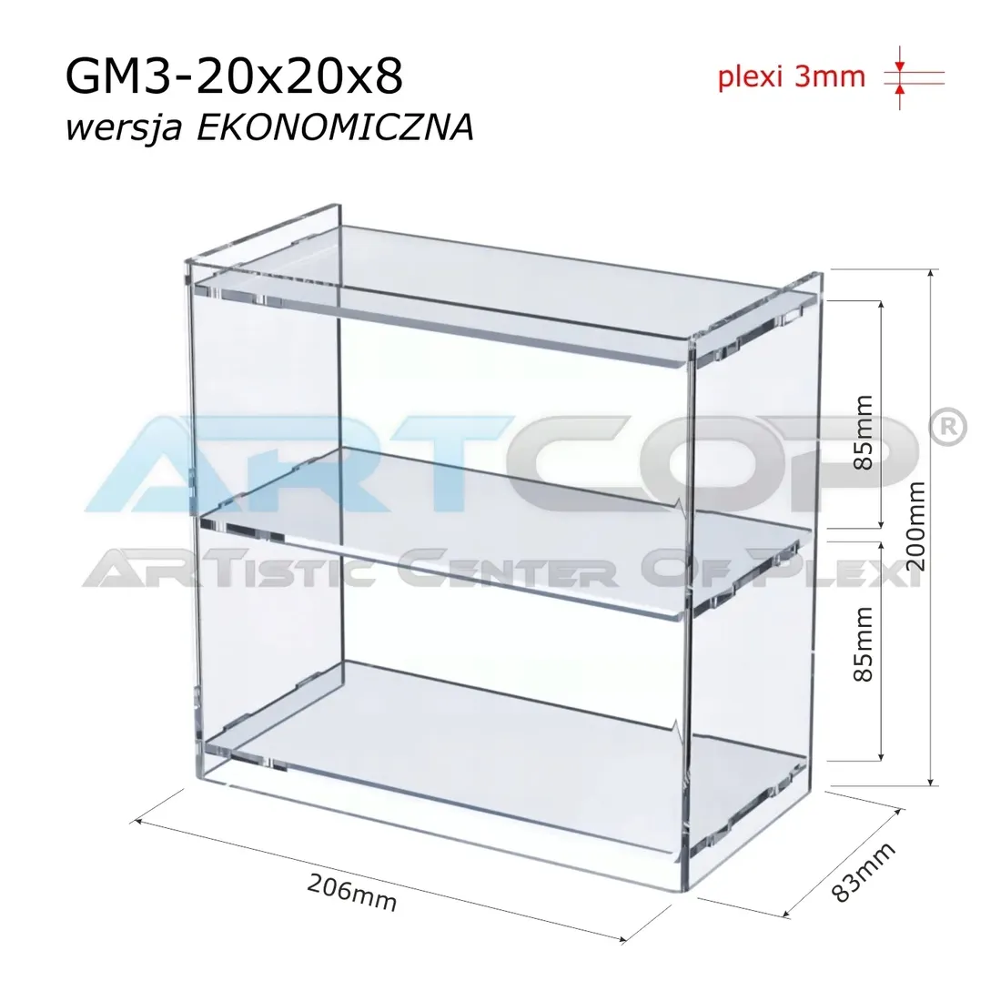 gablotka-20x20x8-z-plexi-3mm-regal-na-ekspozycje