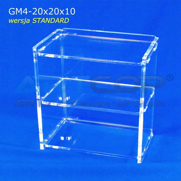 mini-gablotka-20x20x10-z-plexi-4mm-regalik-na-lade-szafka-na-kolekcje-glebokosc-10-cm