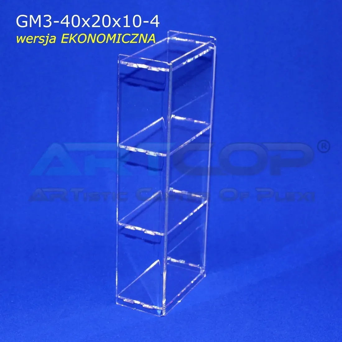 mini-gablotka-40x20x10cm-z-plexi-3mm-na-lade-regal-stan-nowy