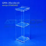 gablotka-35x10x10cm-z-plexi-4mm-regalik-na-figurki-kolekcje-mineraly-stan-nowy