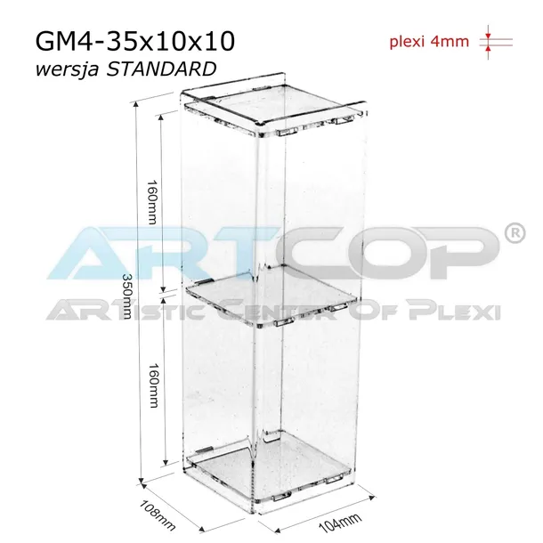 gablotka-35x10x10cm-z-plexi-4mm-regalik-na-figurki-kolekcje-mineraly-szerokosc-11-cm