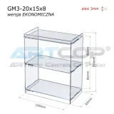 gablotka-20x15x8-z-plexi-3mm-regalik-na-makaroniki-kod-producenta-gm3-20x15x8