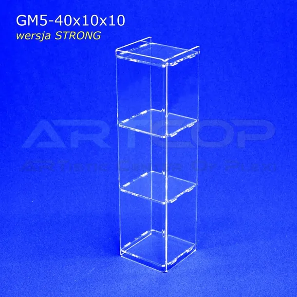 mini-gablotka-40x10x10cm-z-plexi-5mm-na-lade-regal-szafka-do-sklepu-gablota-stan-nowy-marka-artcop