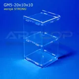mini-gablotka-stojaca-20x10x10cm-z-plexi-5mm-regal-szafka-gablota-do-sklepu-glebokosc-10-cm