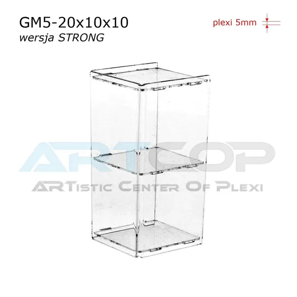 mini-gablotka-stojaca-20x10x10cm-z-plexi-5mm-regal-szafka-gablota-do-sklepu-marka-artcop