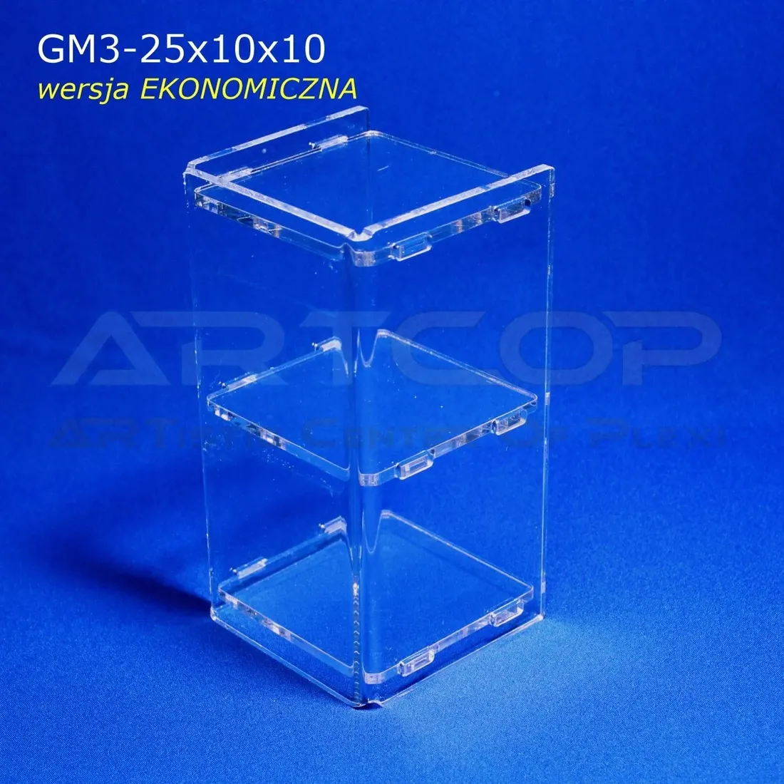 gablotka-25x10x10cm-z-plexi-3mm-regalik-na-modele-szafka-mineraly-stan-nowy