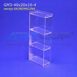 mini-gablotka-40x20x10cm-z-plexi-3mm-na-lade-regal-szafka-trwala-na-figurki-glebokosc-10-cm