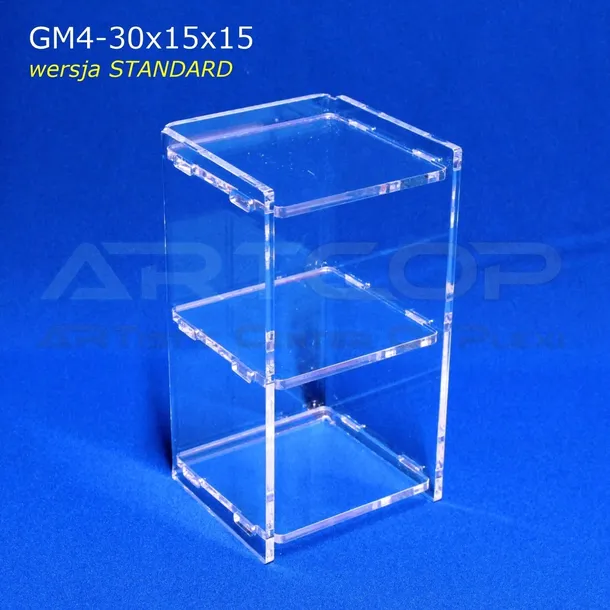 mini-gablotka-stojaca-30x15x15cm-z-plexi-4mm-regal-szafka-bhp-do-sklepu-wysokosc-produktu-30-cm