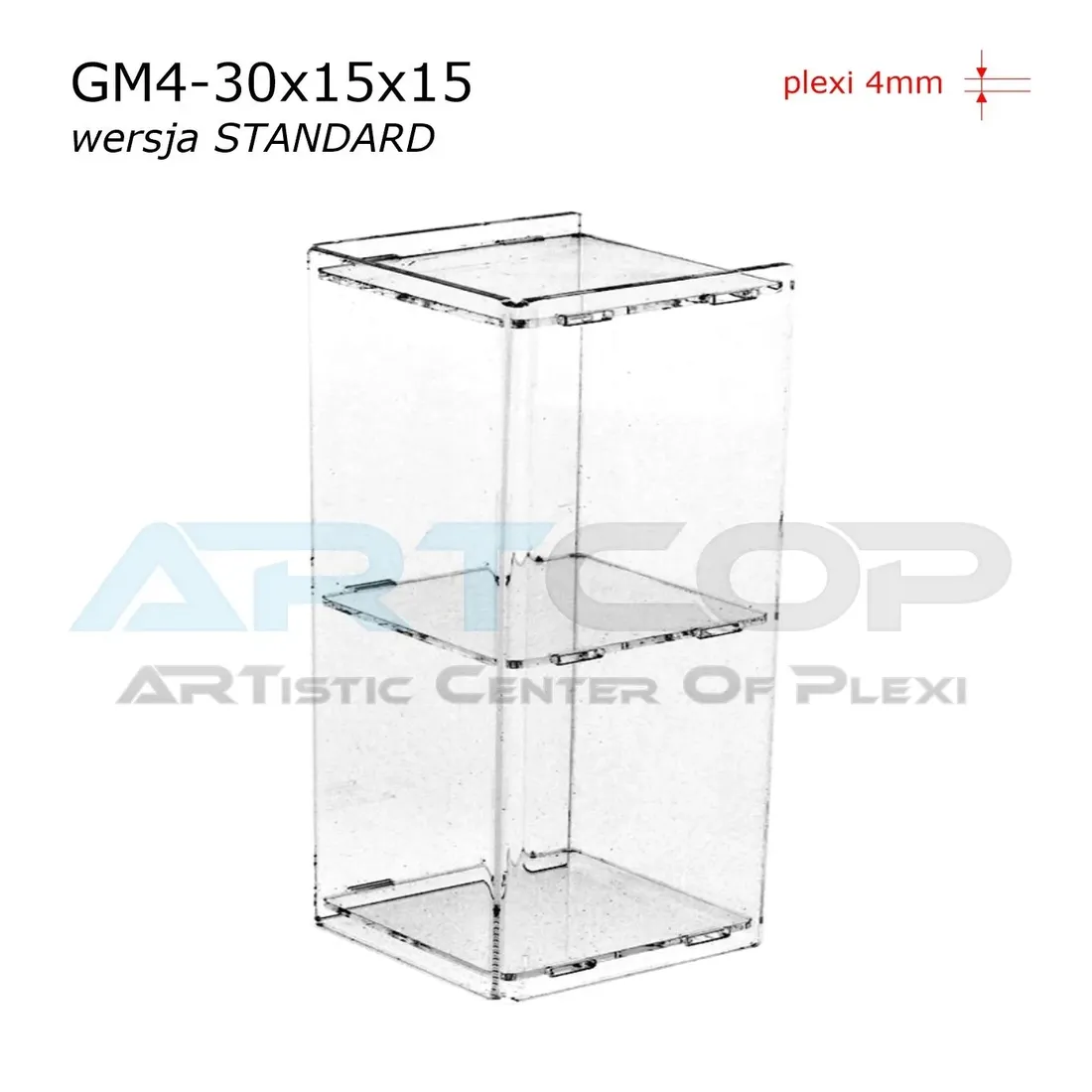 mini-gablotka-stojaca-30x15x15cm-z-plexi-4mm-regal-szafka-bhp-do-sklepu