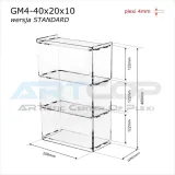 mini-gablotka-stojaca-40x20x10cm-z-plexi-4mm-regal-szafka-gablota-do-sklepu-stan-nowy