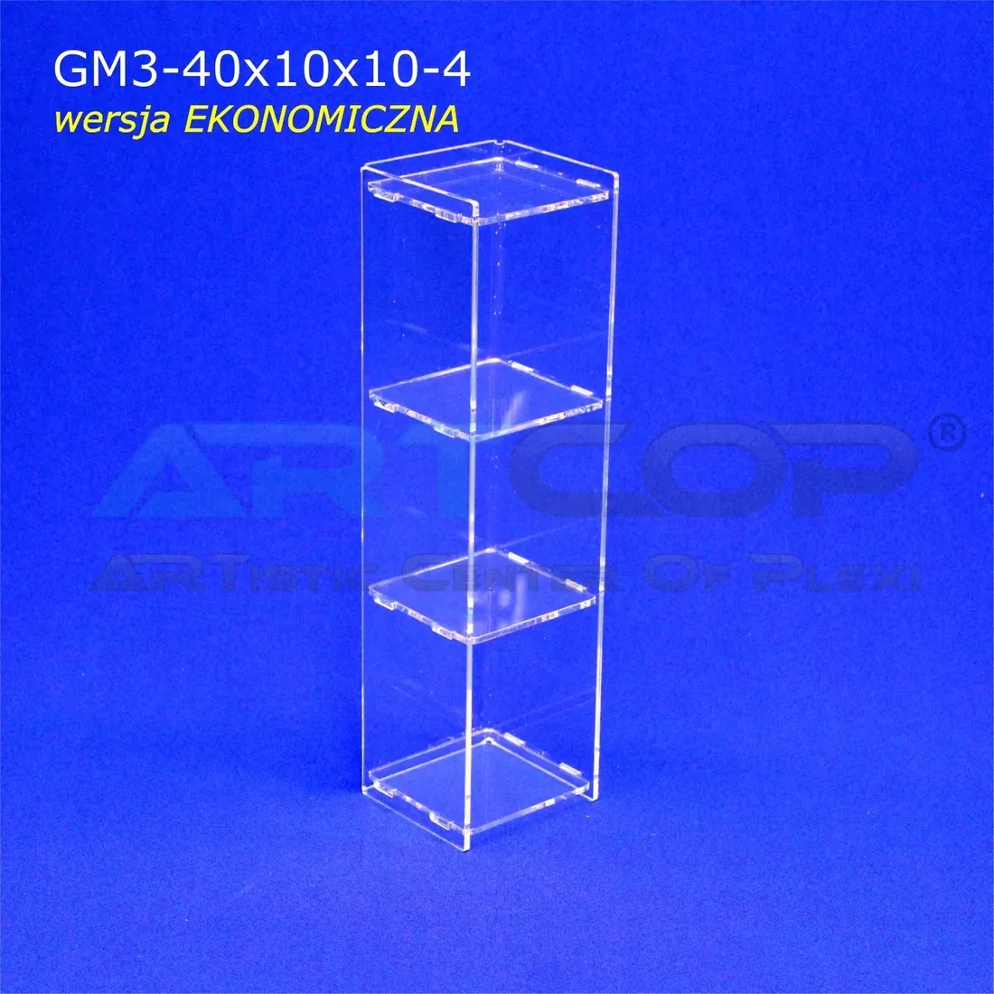 mini-gablotka-stojaca-40x10x10cm-z-plexi-3mm-regal-do-sklepu-szafka-bhp