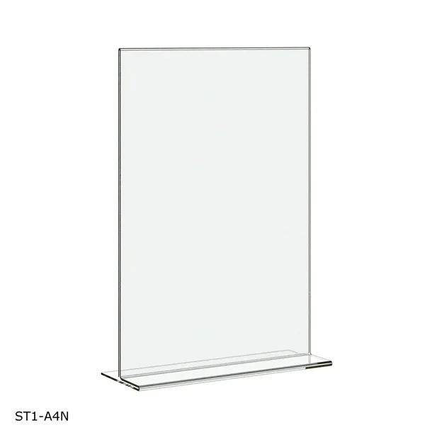 A4 Menu Stojak dwustronny z Plexi na Opis Cenę /N