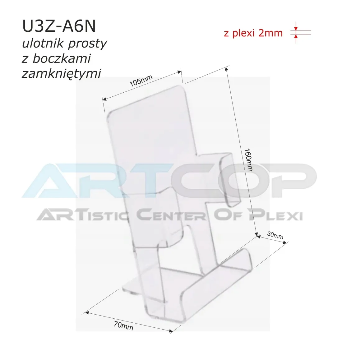a6-kieszen-stojak-na-ulotki-podajnik-z-plexi-u3z-n-ekspozytor-do-biura-stan-nowy