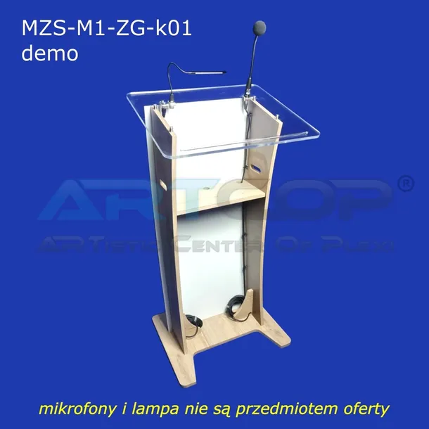 mownica-sklejka-drewnopodobna-gniazda-xlr-i-usb-wodoodporna-blat-z-plexi-stan-nowy