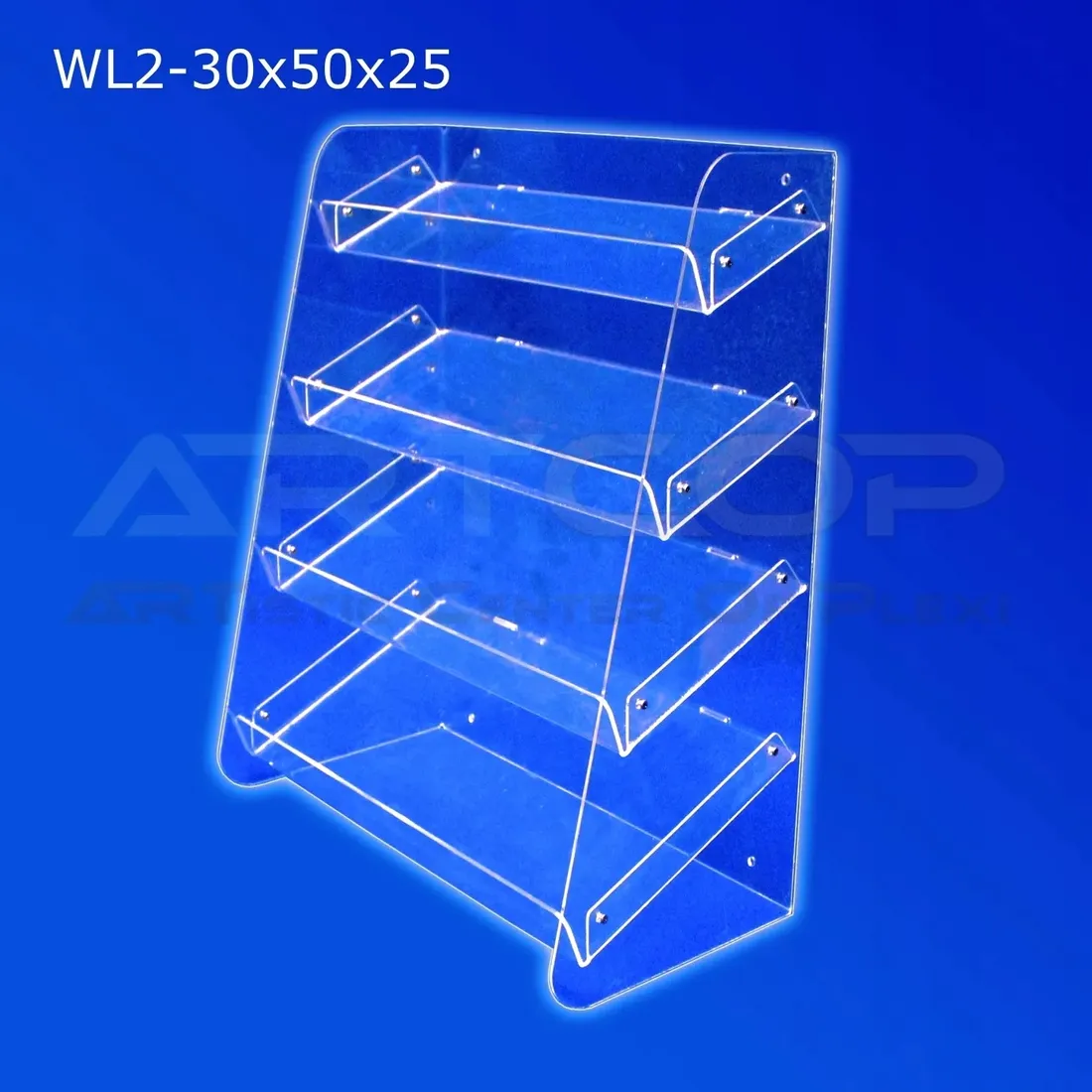 regalik-skosny-z-plexi-na-lade-lub-sciane-30x50x25-szafka-polka-ekspozytor-stan-nowy