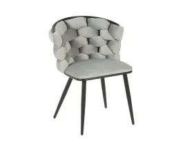krzeslo-glamour-zoya-szary-czarny-plecione-oparcie-design-do-jadalni-stolu
