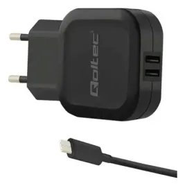 qoltec-ladowarka-17w-5v-3-4a-2xusb-kabel-usb-typ-c