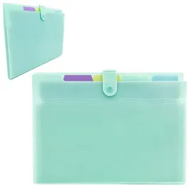 teczka-harmonijkowa-a4-pastel-zielona