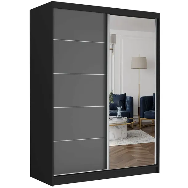 Szafa przesuwna Rivano I 150 cm z lustrem