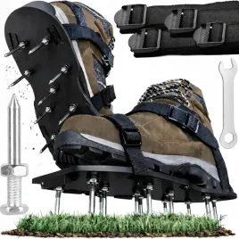 aerator-wertykulator-reczny-nakladki-buty-z-kolcami-trawy-trawnika-czarny