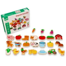 lelin-drewniane-magnesy-dla-dzieci-farma-zwierzatka