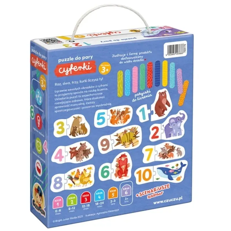 czuczu-puzzle-do-pary-cyferki-3-stan-nowy
