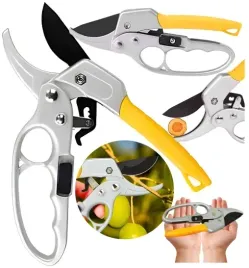 sekator-ogrodowy-reczny-ostry-do-galezi-krzewow-kwiatow-antyposlizgowy-20cm